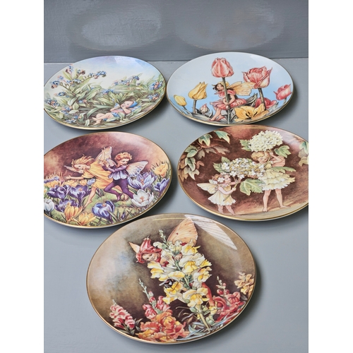 204 - 4 Royal Worcester Fairy Wall Plates, 5 Border Fairy Wall Plates, Emma Bridgewater Bowl