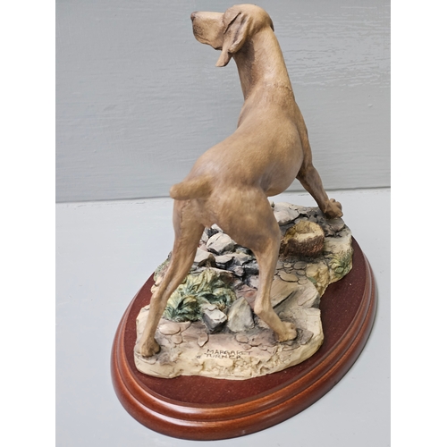 276 - Border Fine Arts 'Weimaraner' B0732 By M Turner, Border Fine Arts Irish Setter By R Ayres