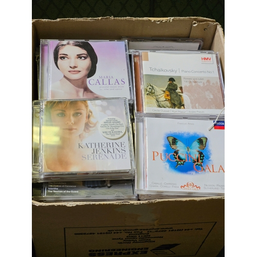 329 - Box Including CD Player, Krups Coffee Machine, Hewlett-Packard Printer, Box CD's