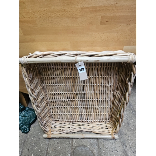 369 - Wicker Display Basket