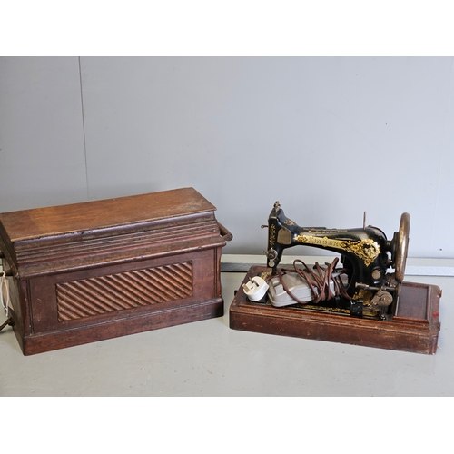 385 - Singer Electric Sewing Machine In Case