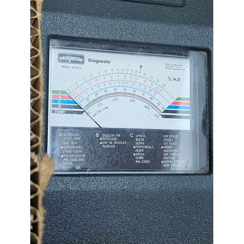 389 - Protimeter Surveymaster & Diagnostic Moisture Meter Model D179TS Serial No 931293, Martindale Fuse F... 