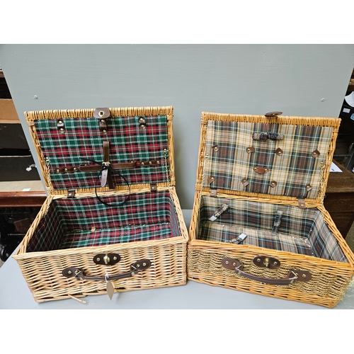 398 - 2 Wicker Picnic Baskets