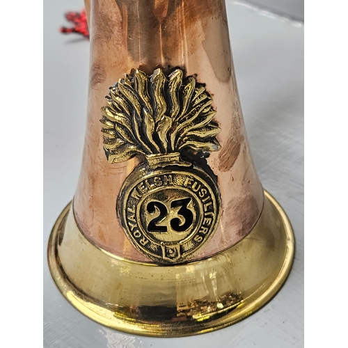 405 - Brass & Copper Bugle - Royal Welsh Fusiliers No 23