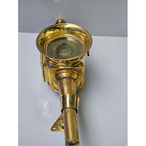 407 - 2 Brass Carriage Lamps