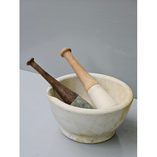 410 - Mortar & 2 Pestles