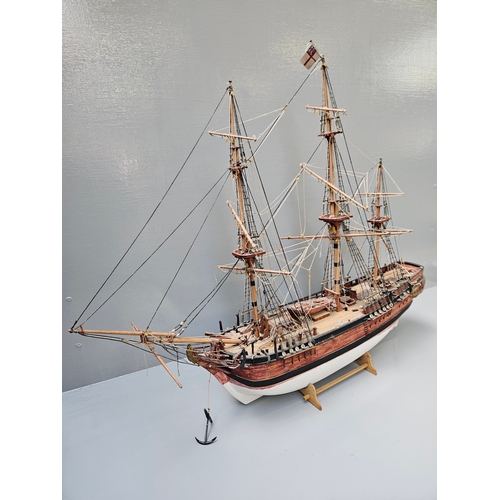 420 - Model Tall Ship H66cm W77cm