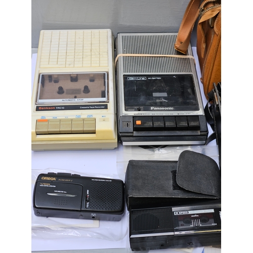 432 - Stellaphone ST471 Tape Recorder, 6 Assorted Tape Recorders Etc