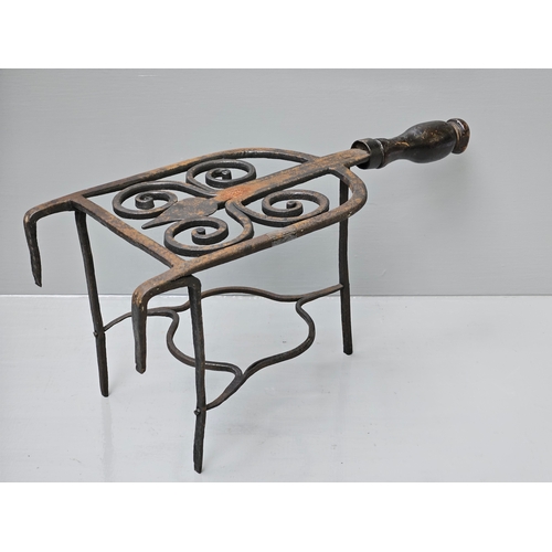 579 - Wrought Iron Trivet H20cm W41cm