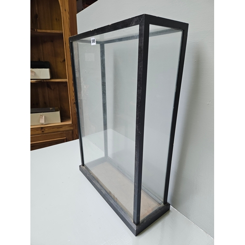 595 - Glass Display Case H64cm