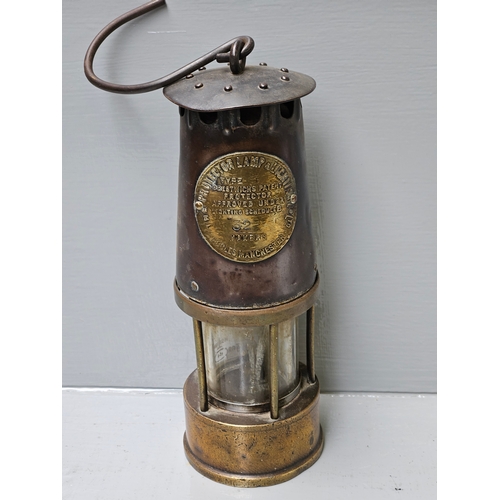 616 - The Protector Lamp & Lighting Co Limited  Miner's Lamp (No 32) 54/1333 H25cm