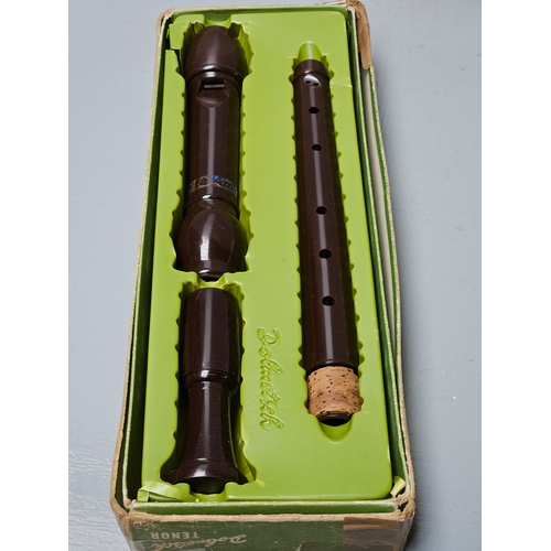 635 - Dolmetsch Tenor Recorder In Original Box