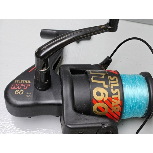 643 - Silstar MT60 Spinning Reel, Line Etc