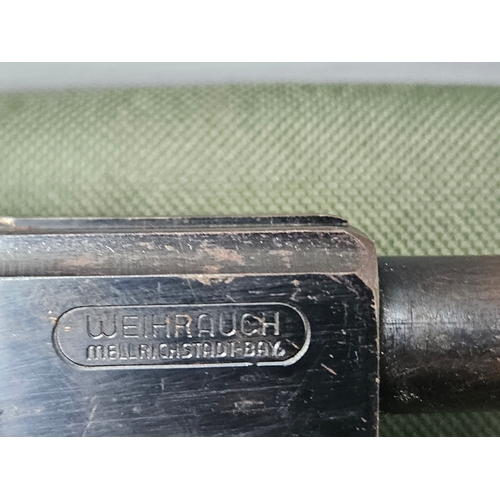 678 - H Weihrauch HW35 Kal. 5.5 Air Rifle With Zieler Wide Angle Scope In Canvas Sleeve