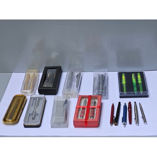 758 - 8 Assorted Pen Sets Etc