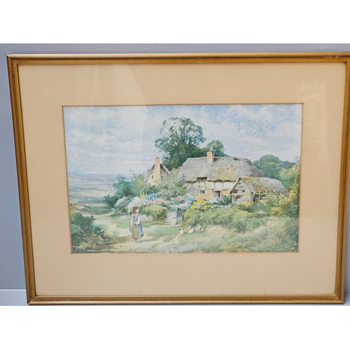 790 - Framed Signed Print - North Yorkshire Otterhounds, Gainford By Tom Carr 1957 H41cm W53cm & 1 Other