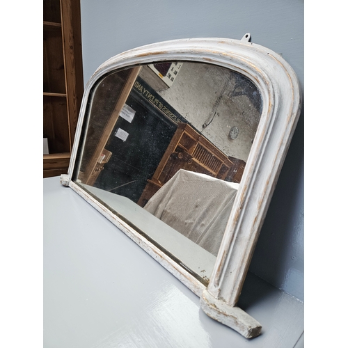 831 - Victorian Mantel Mirror H60cm W106cm