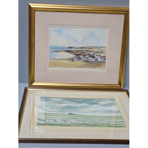 858 - 3 Framed Prints By T MacDonald - Old Durham, Newcastle Upon Tyne, Newton By The Sea & 1 Other