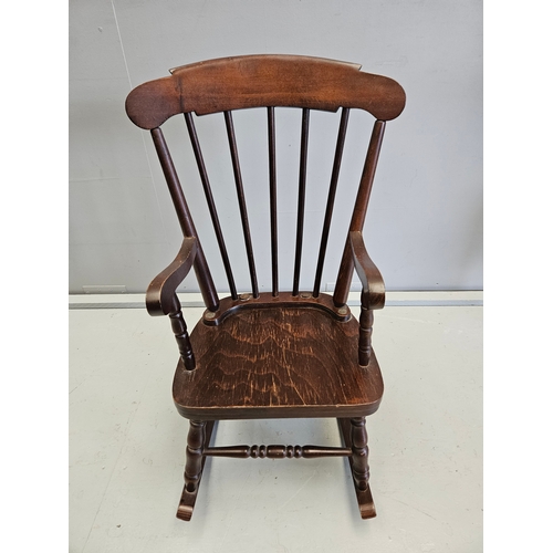 918 - Child's Mahogany Rocking Chair