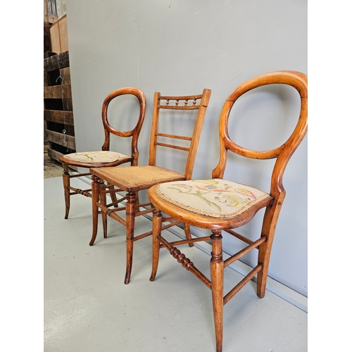 937 - 3 Occasional Bedroom Chairs