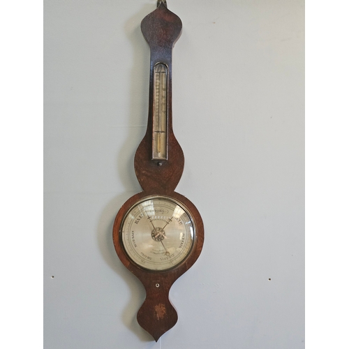 960 - Mahogany Barometer - Murray & Sons, Bellingham