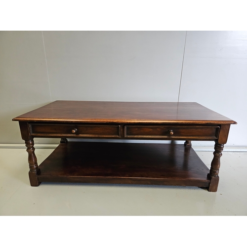 965 - Modern Oak Coffee Table H50cm L130cm W60cm