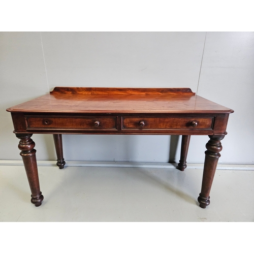 966 - Mahogany Hall Table H67cm L122cm W56cm (Drawer Knob Missing)