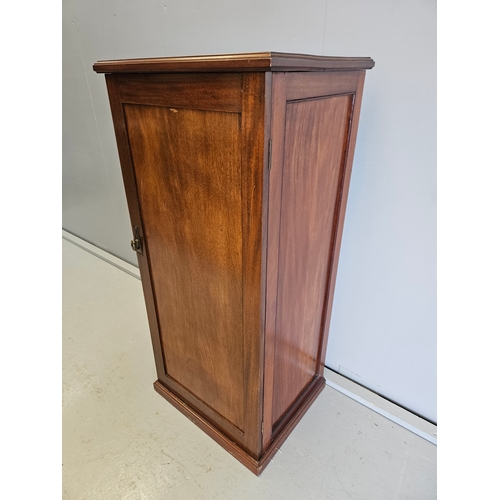 995 - Mahogany Music Cabinet H107cm W50cm D40cm