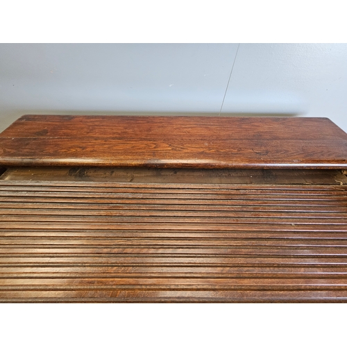 1006 - Oak Roll Top Desk (A/F)