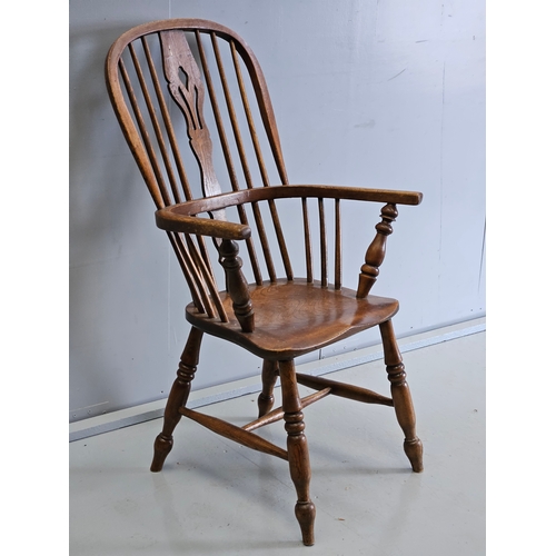 1021 - Oak Windsor Armchair