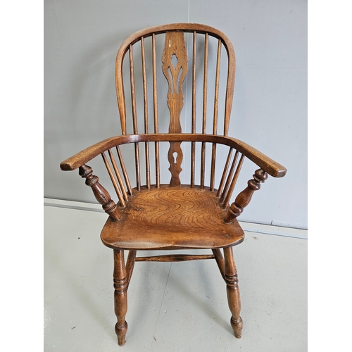 1021 - Oak Windsor Armchair