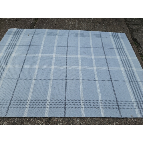 1049 - Grey Wool Rug L230cm W160cm