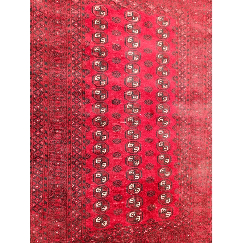 1052 - Red Persian Style Rug L190cm W120cm