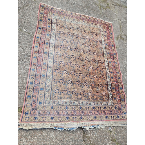 1064 - Persian Style Rug L175cm W133cm