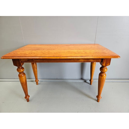 1079 - 3 Modern Pine Tables H74cm L120cm W69cm