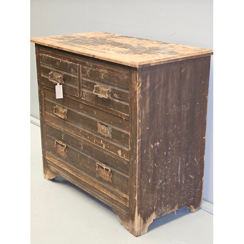 1088 - Pine Chest Of Drawers (A/F)