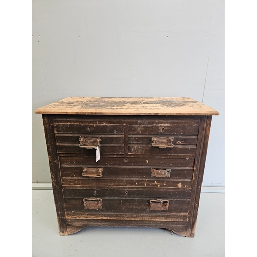 1088 - Pine Chest Of Drawers (A/F)