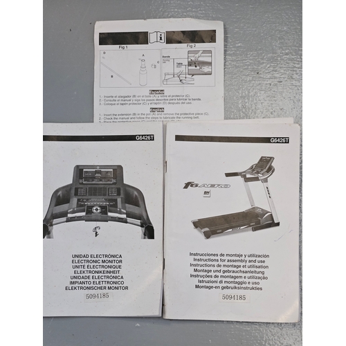 1203 - BH F6 Aero Running Machine C/W Instructions