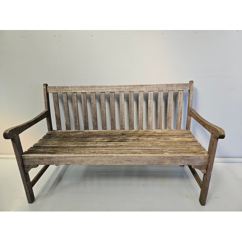 1222 - Teak Garden Seat W138cn