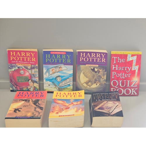 1 - 7 Volumes Of Harry Potter By J K Rowling