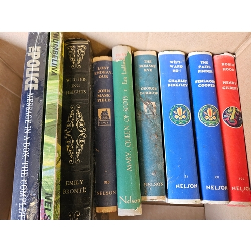 13 - Box Of Books Including Beatrix Potter, The Picture Show Annuals, The Nelson Classics Etc