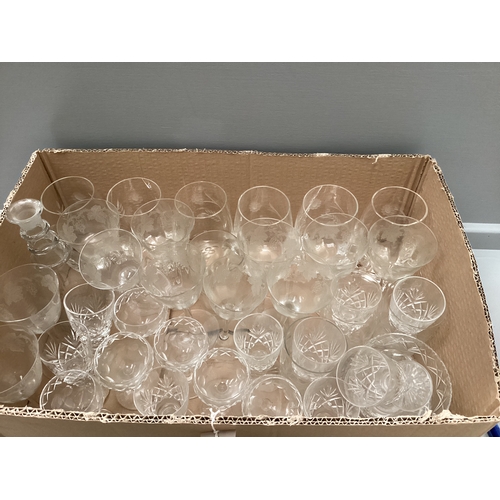 97 - 6 Glass Tankards, Qty Of Glasses Etc