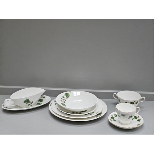 105 - 2 Boxes (108 Pcs) Crown Staffordshire Queensberry & Colclough Dinner & Teaware