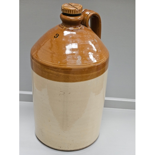 113 - Pearson's Of Chesterfield Large Flagon With Tap H47cm