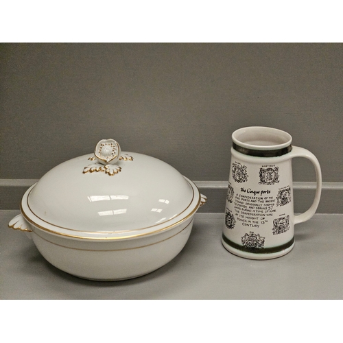 114 - Quantity Of Royal Doulton Rose Elegans TC1010 Dinner & Teaware & Royal Worcester Contessa Tureen Etc