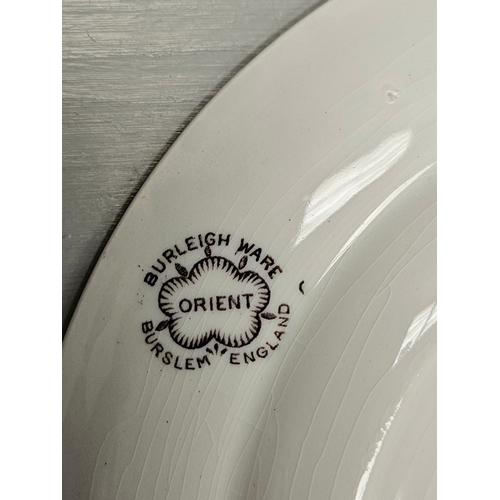 115 - 15 Burleigh Ware Orient Plates