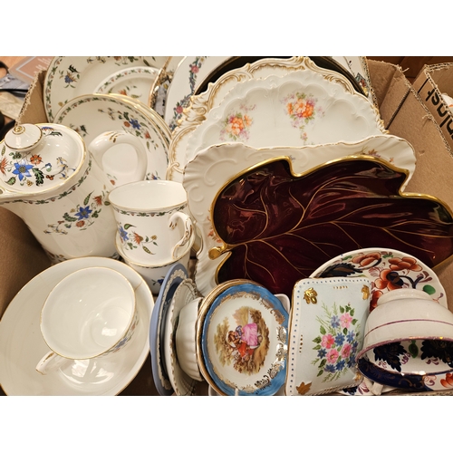 206 - Part Shelley Teaset, Assorted Cake Plates Etc