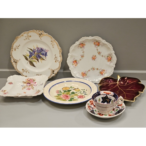 206 - Part Shelley Teaset, Assorted Cake Plates Etc