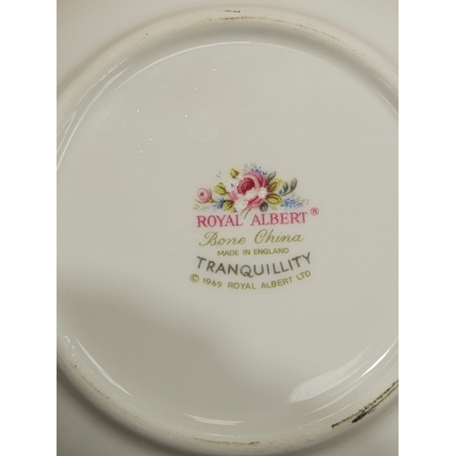 219 - 39 Pcs Royal Albert 'Tranquillity' Teaware