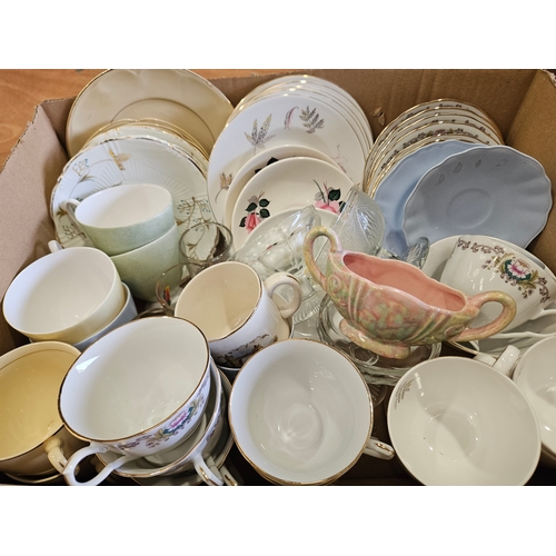 234 - Box Of Assorted Teaware Etc